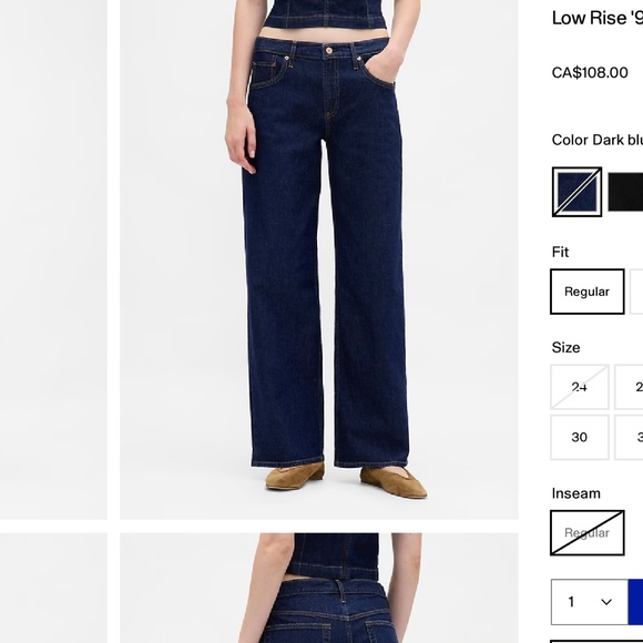 Low Rise '90s Loose Jeans - Picture 4 of 4